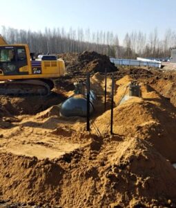Газовая инфраструктура с резервом мощности для камнеобрабатывающего предприятия 2500 м²