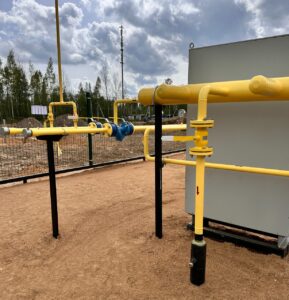 Газовая инфраструктура с резервом мощности для камнеобрабатывающего предприятия 2500 м²