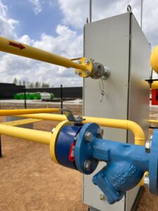 Газовая инфраструктура с резервом мощности для камнеобрабатывающего предприятия 2500 м²