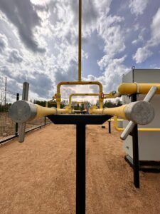Газовая инфраструктура с резервом мощности для камнеобрабатывающего предприятия 2500 м²